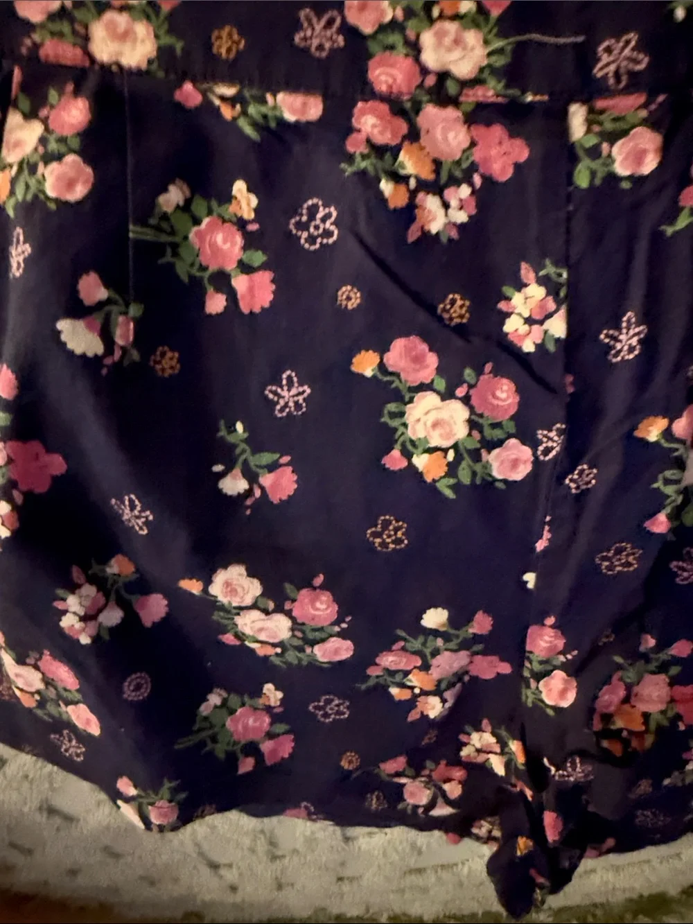 Forever 21 Navy Floral Shorts